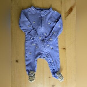 Carter’s Purple Bee Footed Sleeper 0–3 Months